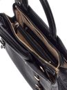 GUESS Levia Tri Compartment Satchel Black GUESS Levia Tri Compartment Satchel Black