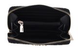 GUESS Laurel SLG Zip Around Wallet Black Logo / Cognac