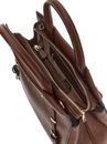 GUESS Levia Tri Compartment Satchel Chocolate GUESS Levia Tri Compartment Satchel Chocolate