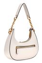 GUESS Kuba Top Zip Shoulder Bag Stone GUESS Kuba Top Zip Shoulder Bag Stone