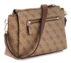 GUESS Noelle Tri Compartment Crossbody Latte Logo / Brown