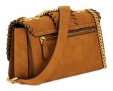 GUESS Libera Tri Compartment Crossbody Flap Cognac GUESS Libera Tri Compartment Crossbody Flap Cognac