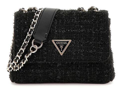 GUESS Giully Mini 2 Compartment Convertible Flap XS Black