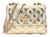 GUESS Giully Mini 2 Compartment Convertible Flap XS Gold GUESS Giully Mini 2 Compartment Convertible Flap XS Gold