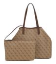 GUESS Vikky II Tote Bag L Latte Logo / Brown GUESS Vikky II Tote Bag L Latte Logo / Brown