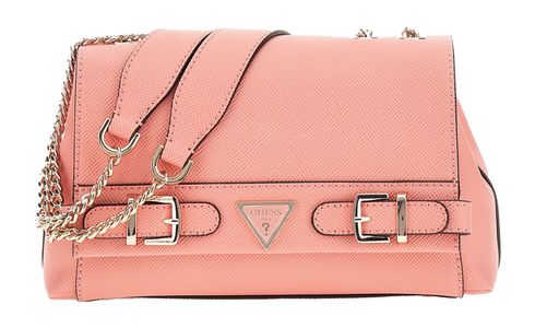 GUESS Levante Convertible Xbody Flap Bag Coral