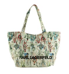 Karl LAGERFELDのサコッシュ Woven crossbody bag with logo detail brand Karl Lagerfeld