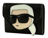 KARL LAGERFELD K / Ikonik 2.0 Leather Wallet Karl Black KARL LAGERFELD K / Ikonik 2.0 Leather Wallet Karl Black