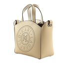 KARL LAGERFELD K / Circle Tote Bag Perforated S Sand