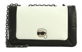 KARL LAGERFELD K / Ikonik 2.0 Puffy Shoulder Bag White / Black