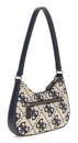 GUESS Ruma Mini Top Zip Shoulder Bag Navy Logo GUESS Ruma Mini Top Zip Shoulder Bag Navy Logo
