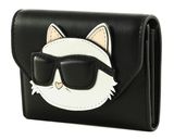 KARL LAGERFELD K / Ikonik 2.0 Leather Wallet Choupette Black KARL LAGERFELD K / Ikonik 2.0 Leather Wallet Choupette Black