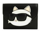 KARL LAGERFELD K / Ikonik 2.0 Leather Wallet Choupette Black KARL LAGERFELD K / Ikonik 2.0 Leather Wallet Choupette Black