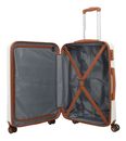 travelite Bali BALI 4w Trolley M White / Cognac