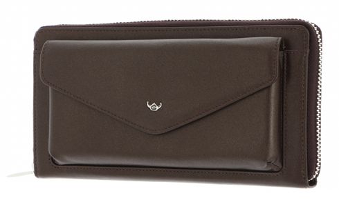 Golden Head Valencia Zipper Ladies Purse Wallet Bronze