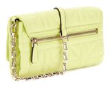 GUESS Assia Crossbody Flap Organizer Chartreuse GUESS Assia Crossbody Flap Organizer Chartreuse