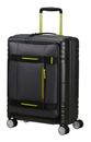 American Tourister Hello Cabin Spinner 55 / 20 Exp Coated Trolley Black / Lime
