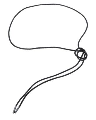 Vanzetti Cord Belt W110 Black Metallic