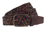 Vanzetti Braided Leather Belt W105 Multicolour