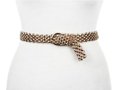 Vanzetti Chain Belt 25 mm W85 Platinum Gold Glossy Größe S