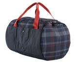 TOMMY HILFIGER Global Stripe Check Duffel Bag Space Blue Global Check