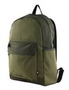 TOMMY HILFIGER TH Monotype Rain PU Dome Backpack Utility Olive