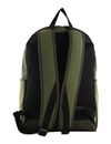 TOMMY HILFIGER TH Monotype Rain PU Dome Backpack Utility Olive