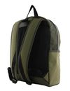 TOMMY HILFIGER TH Monotype Rain PU Dome Backpack Utility Olive
