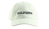 TOMMY HILFIGER TH Monotype Soft 6 Panel Cap Optic White TOMMY HILFIGER TH Monotype Soft 6 Panel Cap Optic White