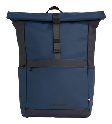 TOMMY HILFIGER TH Monotype Rolltop Backpack Blue