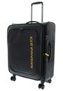 MANDARINA DUCK Eco Coated Exp Trolley M Black MANDARINA DUCK Eco Coated Exp Trolley M Black