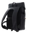 MANDARINA DUCK Eco Coated Backpack Black MANDARINA DUCK Eco Coated Backpack Black