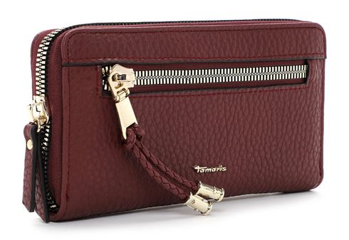 Tamaris Carissa Zip Around Wallet Darkwine