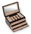 Sacher New Classic Jewellery Case Elly Black Sacher New Classic Jewellery Case Elly Black