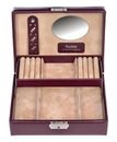 Sacher New Classic Jewellery Case Britta Bordeaux