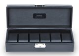 Sacher Black Exclusive Uhrenbox für 6 Uhren Black