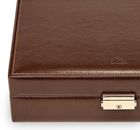 Sacher New Classic Uhrenbox für 12 Uhren Mocca