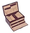Sacher New Classic Jewellery Case Eva Bordeaux Sacher New Classic Jewellery Case Eva Bordeaux