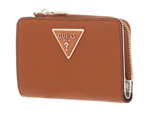 GUESS Laurel SLG Medium Zip Around Wallet Cognac