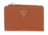 GUESS Laurel SLG Medium Zip Around Wallet Cognac GUESS Laurel SLG Medium Zip Around Wallet Cognac