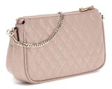 GUESS Yarmilla Double Pouch Crossbody Taupe