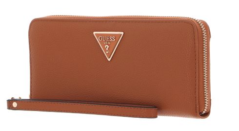 GUESS Laurel SLG Large Zip Around Wallet L Cognac