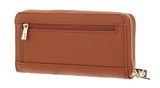 GUESS Laurel SLG Large Zip Around Wallet L Cognac GUESS Laurel SLG Large Zip Around Wallet L Cognac