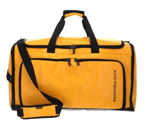 MANDARINA DUCK Eco Coated Duffle Bag Duck Yellow