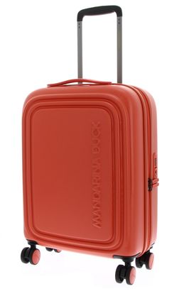 MANDARINA DUCK Logoduck + Expandable Cabin Trolley Ginger