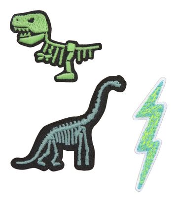 Lässig Textile Woven Sticker Set 3-teilig Dino