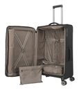 travelite CrossLITE 4W Trolley Expandable L Black travelite CrossLITE 4W Trolley Expandable L Black