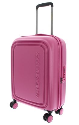 MANDARINA DUCK Logoduck + Cabin Trolley Red Violet