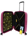 MANDARINA DUCK Logoduck + Cabin Trolley Red Violet