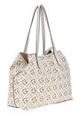 GUESS Vikky II Tote Bag Grey Multi Logo GUESS Vikky II Tote Bag Grey Multi Logo